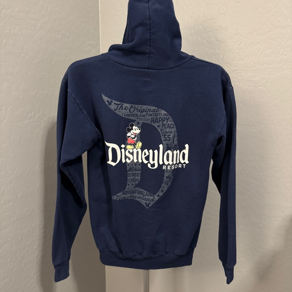 Disneyland Mickey Mouse Hoodie Navy Disney Parks- Small - Picture 2 of 9